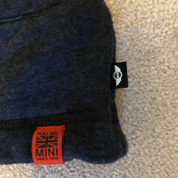 Mini Cooper Branded Front Button up Cardigan Sweatshirt Grey Size Small - Picture 3 of 6